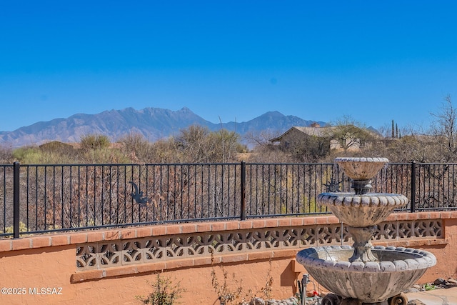 view of mountain feature