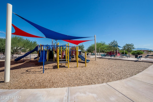 view of communal playground
