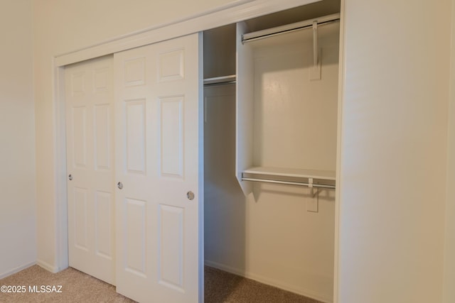 view of closet