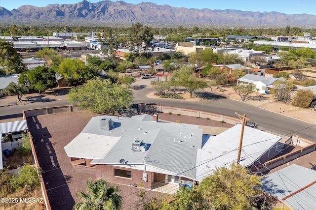 2350 E Juanita St, Tucson, AZ 85719 - aerial view of residential area featuring a mountainous background