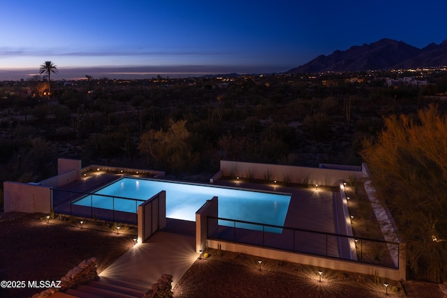 view of pool
