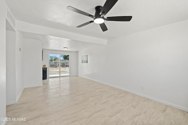 7575 E Apple Tree Dr, Tucson, AZ 85730 - unfurnished room featuring ceiling fan and baseboards