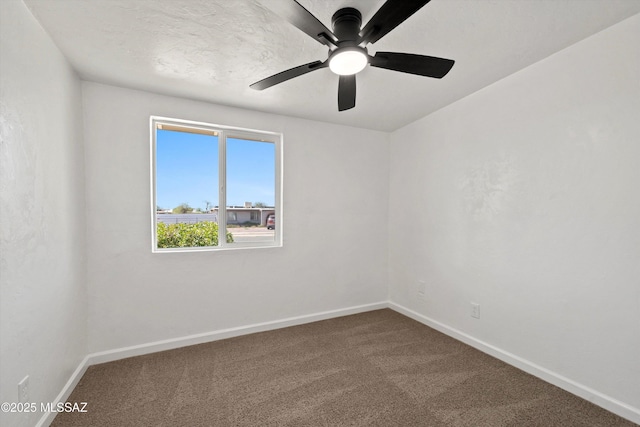 7575 E Apple Tree Dr, Tucson, AZ 85730 - carpeted empty room with baseboards and ceiling fan