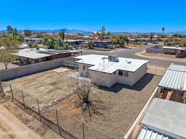 7575 E Apple Tree Dr, Tucson, AZ 85730 - aerial perspective of suburban area featuring a mountainous background