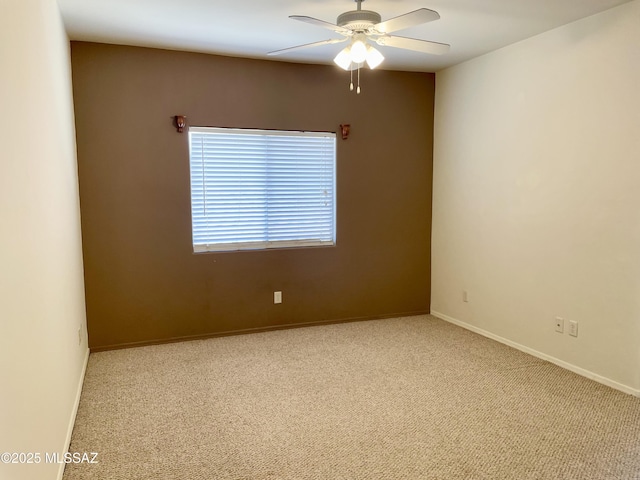 13978 N Big Wash Overlook Pl, Tucson, AZ 85739 - empty room with carpet, a ceiling fan, and baseboards