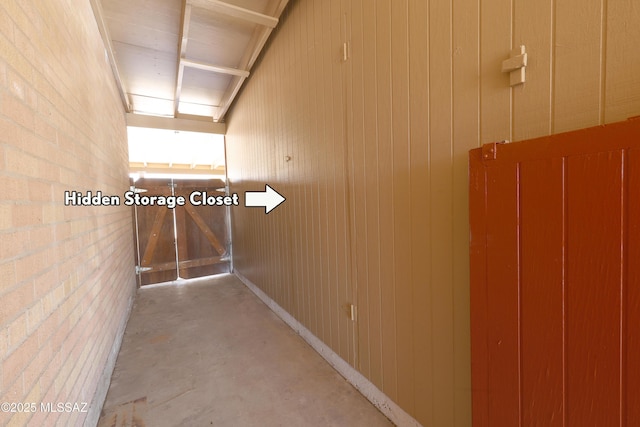 view of storage