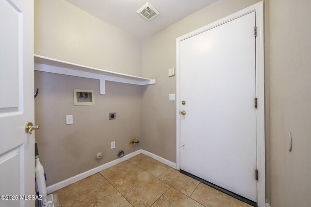 8418 N Sayante Way, Tucson, AZ 85743 - laundry room featuring hookup for a gas dryer, washer hookup, electric dryer hookup, laundry area, and visible vents