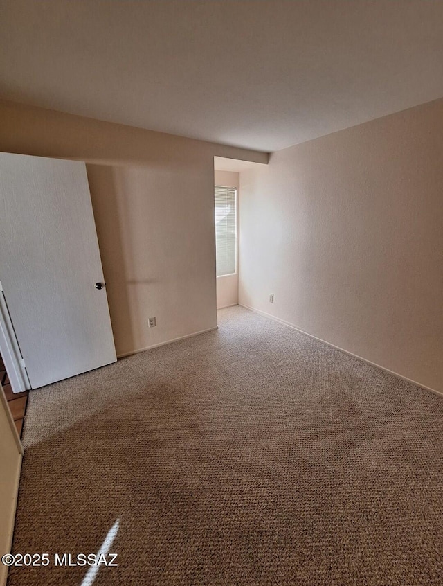 spare room featuring carpet floors