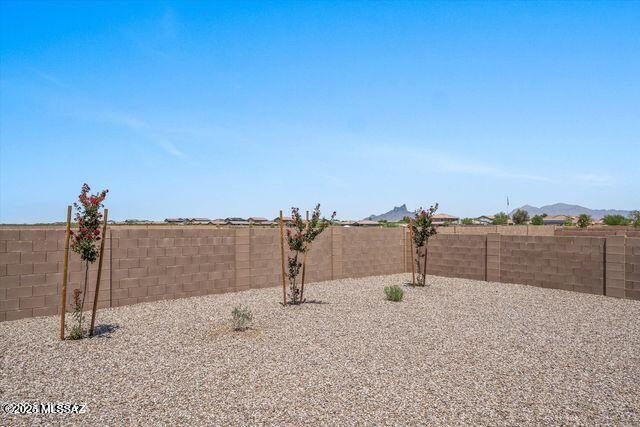 34932 S Iron Jaw Dr, Red Rock, AZ 85145 - view of yard featuring a fenced backyard