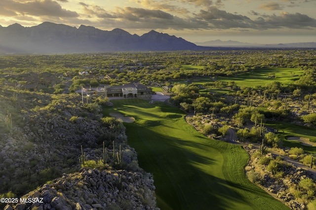 14623 N Shaded Stone Pl, Oro Valley, AZ 85755 - aerial view with a mountain view