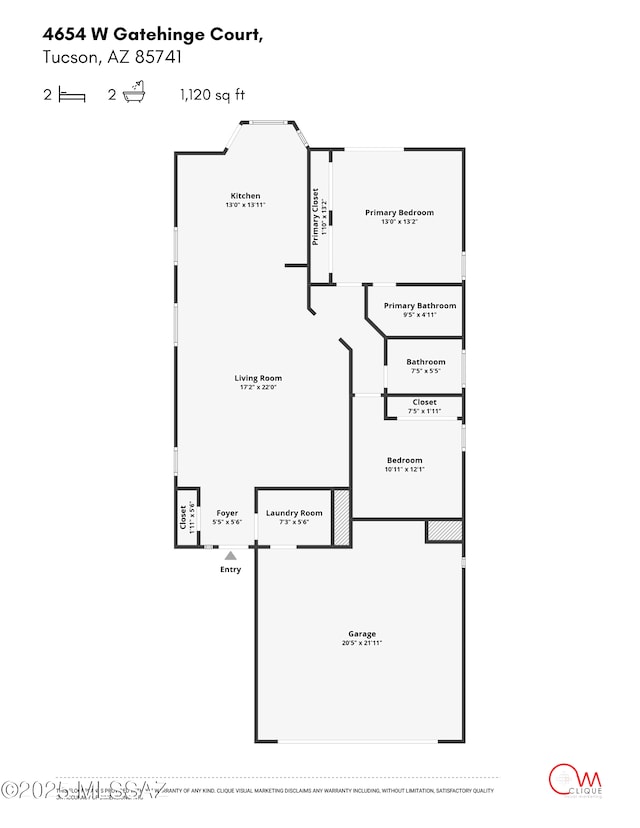 4654 W Gatehinge Ct, Tucson, AZ 85741 - view of layout