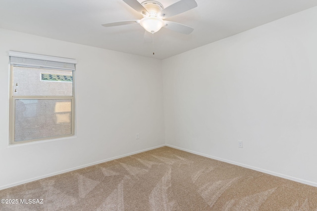 6866 E Via Arroyo Largo, Tucson, AZ 85756 - unfurnished room featuring carpet flooring, baseboards, and a ceiling fan
