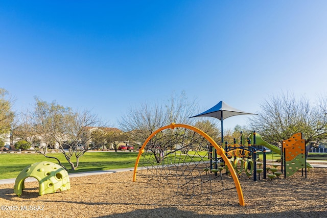 6866 E Via Arroyo Largo, Tucson, AZ 85756 - communal playground featuring a lawn