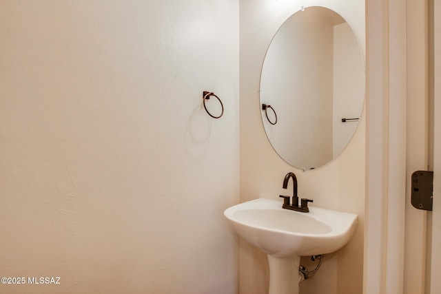 bathroom with a sink
