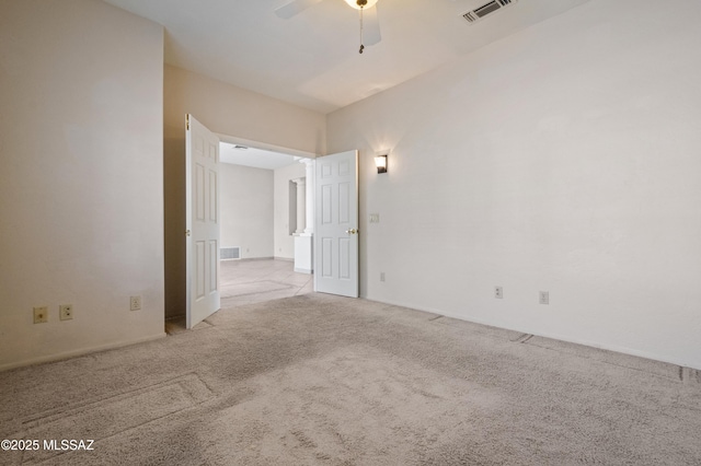 420 E Deers Rest Pl, Tucson, AZ 85704 - unfurnished room featuring a ceiling fan, carpet, and visible vents