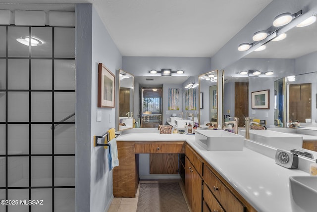full bath featuring vanity