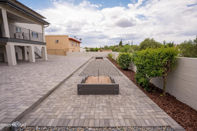 view of patio / terrace featuring a fenced backyard