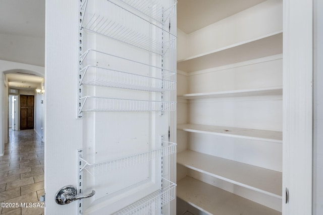 view of pantry