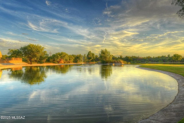 property view of water