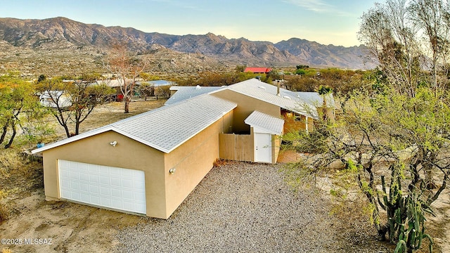 15690 N Roadrunner Ridge Ln, Tucson, AZ 85739 - birds eye view of property with a mountain view