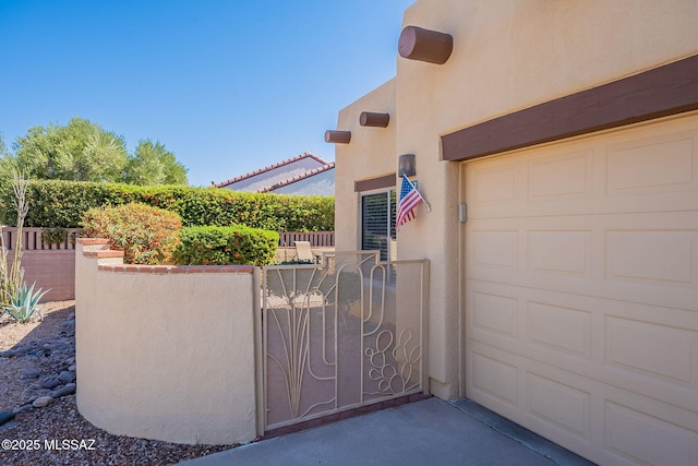 3437 S Abrego Dr, Green Valley, AZ 85614 - exterior space with stucco siding and fence
