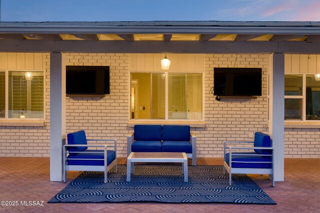 view of patio