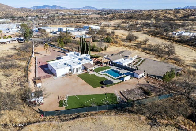 3167 N Corona Pl, Nogales, AZ 85621 - aerial view featuring a mountain view