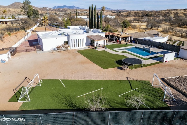 3167 N Corona Pl, Nogales, AZ 85621 - bird's eye view with a mountain view