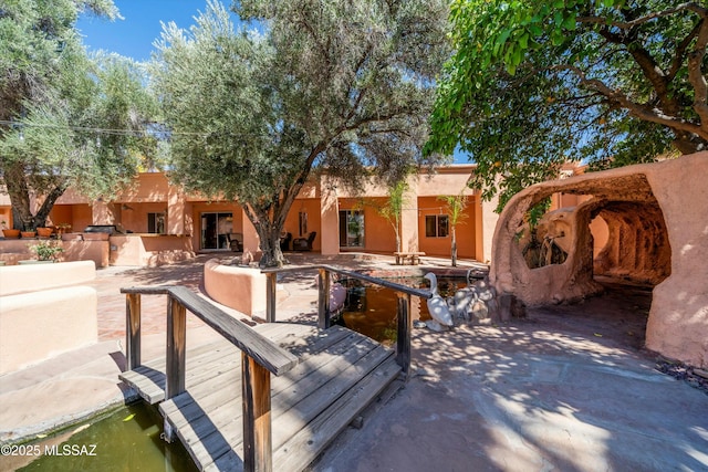 exterior space with a patio area