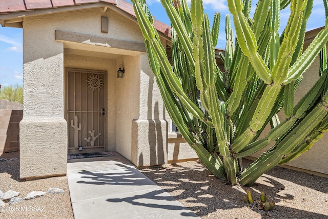 3398 W Sagebrush Hills Ct, Tucson, AZ 85741 - property entrance with stucco siding
