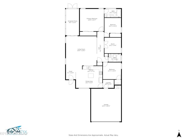 3398 W Sagebrush Hills Ct, Tucson, AZ 85741 - plan