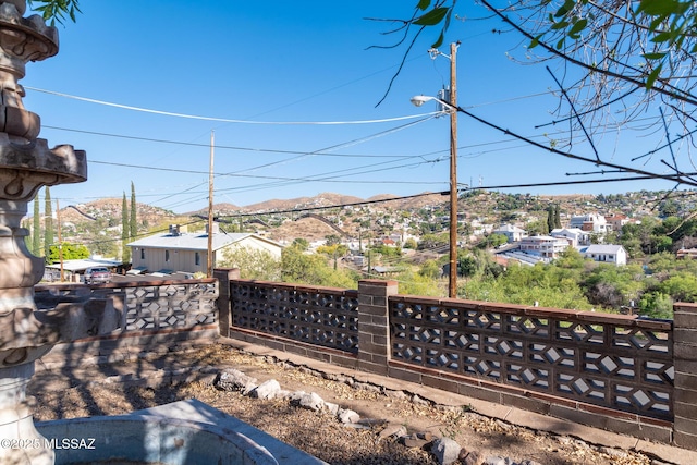 478 W Noon St, Nogales, AZ 85621 - gate featuring fence and a mountain view