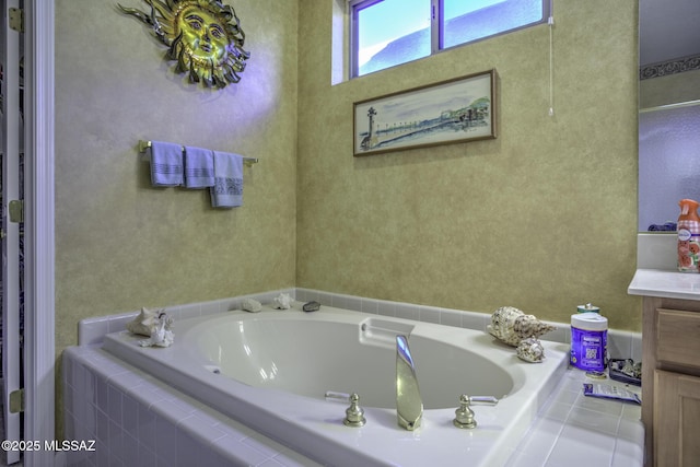 62583 E Amberwood Dr, Saddlebrooke, AZ 85739 - full bathroom with a garden tub and vanity