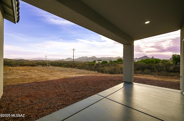 1686 Circulo Bahia, Rio Rico, AZ 85648 - view of patio featuring a mountain view