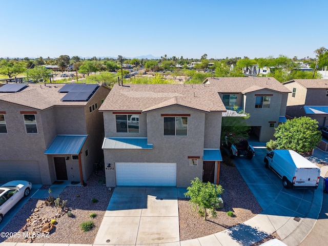 birds eye view of property featuring a residential view