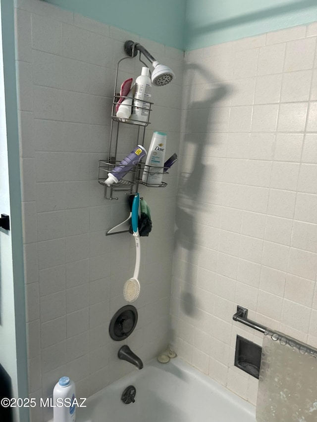 full bathroom with shower / tub combination