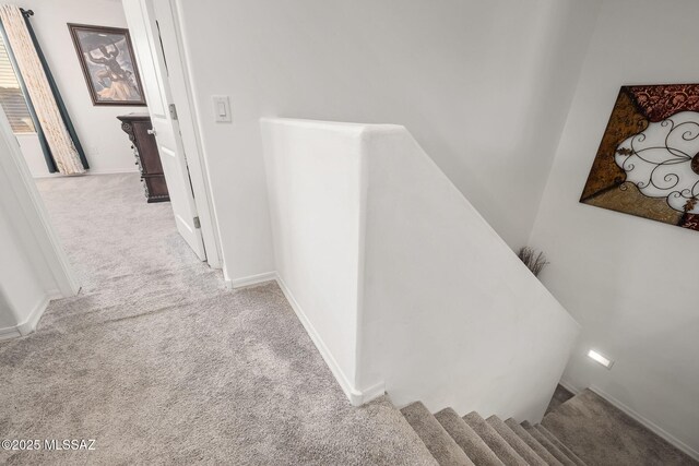 10150 S Rolling Water Dr, Vail, AZ 85641 - stairway featuring carpet and baseboards