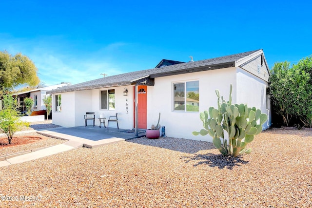 4602 E Holmes St, Tucson, AZ 85711 - view of patio featuring an outdoor living space, a fenced backyard, and area for grilling