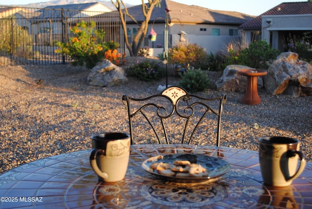 61663 E Talc St, Oracle, AZ 85623 - bird's eye view featuring a water and mountain view, a residential view, and golf course view