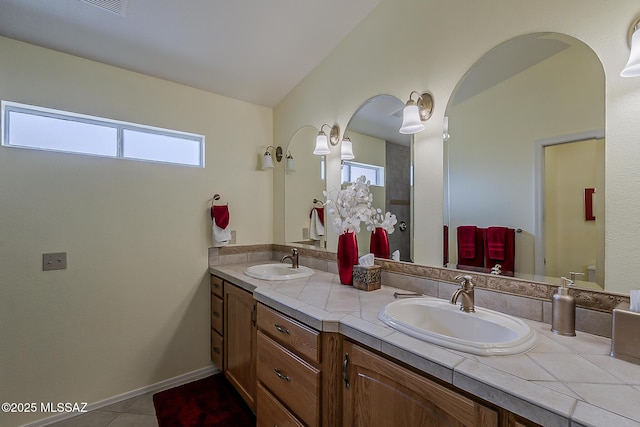 64235 E Greenbelt Ln, Saddlebrooke, AZ 85739 - full bath with double vanity and a sink