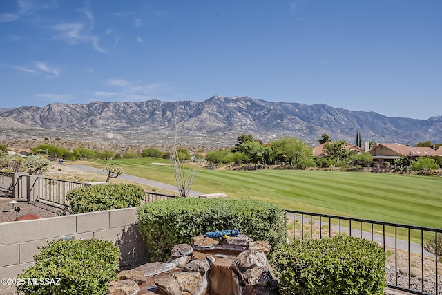 64235 E Greenbelt Ln, Saddlebrooke, AZ 85739 - view of mountain feature with view of golf course