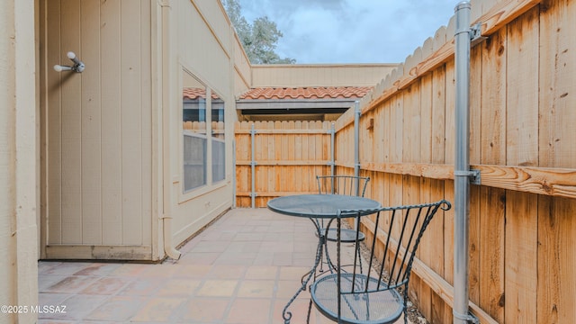 view of patio