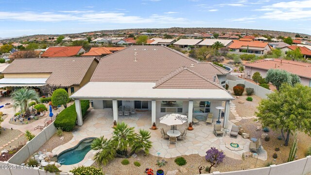 39425 S Mchaney Ct, Tucson, AZ 85739 - birds eye view of property with a residential view