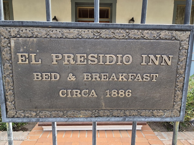 view of exterior details