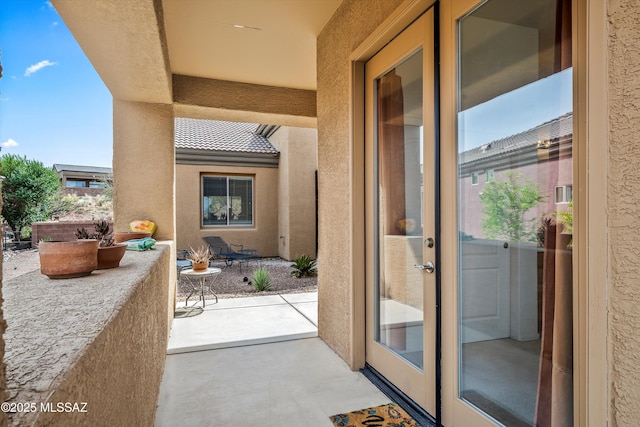 exterior space with a patio