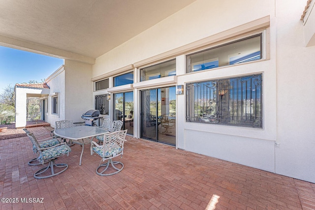 view of patio / terrace featuring outdoor dining area