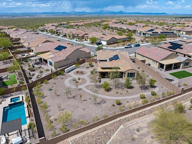 14082 N Tiyo Point Trl, Marana, AZ 85658 - drone / aerial view with a residential view and a mountain view