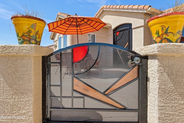 view of gate