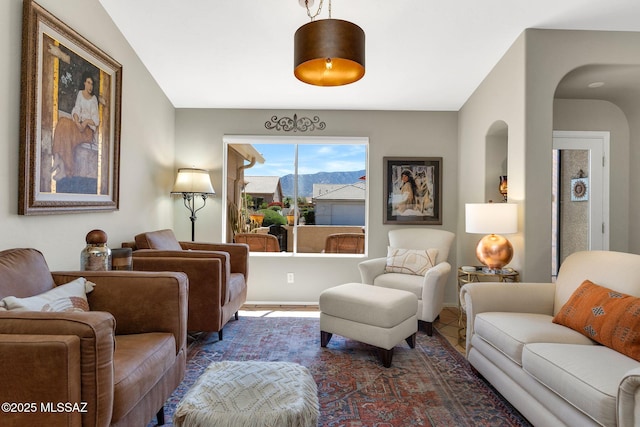 view of sitting room