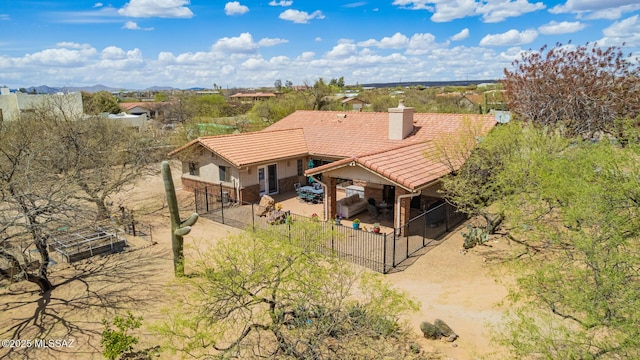 4720 E Wagon Train Rd, Tucson, AZ 85739 - drone / aerial view